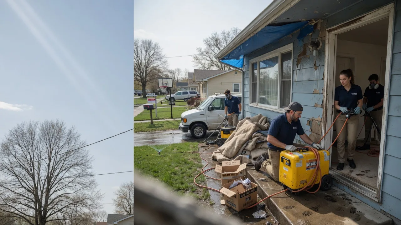 Basement Flood Cleanup in Amboy, IL near me